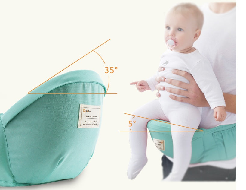Multi-Functional Baby Hip Seat Carrier β Waist Stool with Storage & Back Support (3β36 Months, 20kg Max Load)