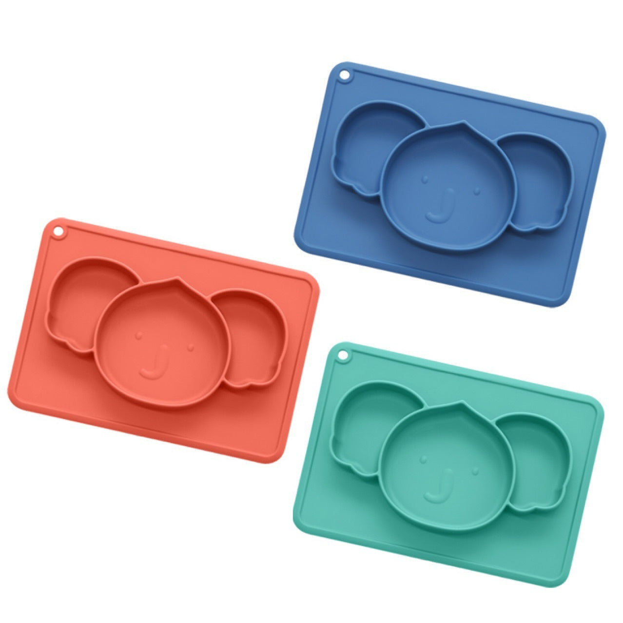 Silicone Suction Baby Plate – Divided Non-Slip Plate for Toddlers & Self-Feeding