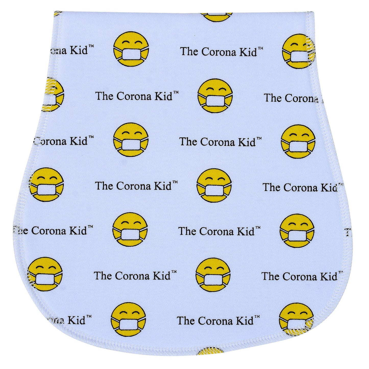 Cotton Baby Bib – Soft, Absorbent Bib with Cute Animal Designs (23x48cm)