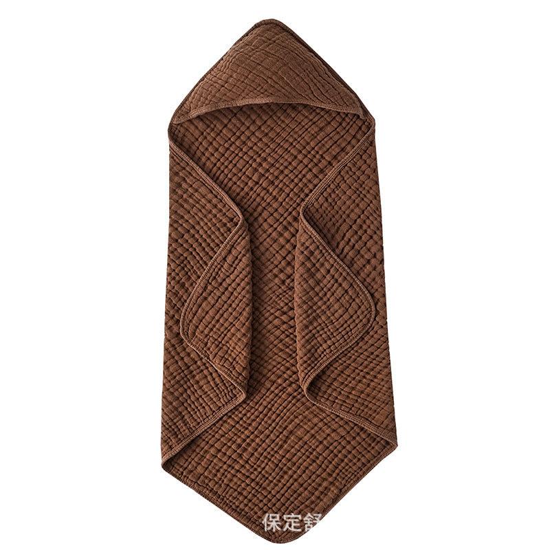 Hooded Baby Towel – Ultra-Soft Muslin Cotton Bath Towel for Newborns & Toddlers (90x90cm)