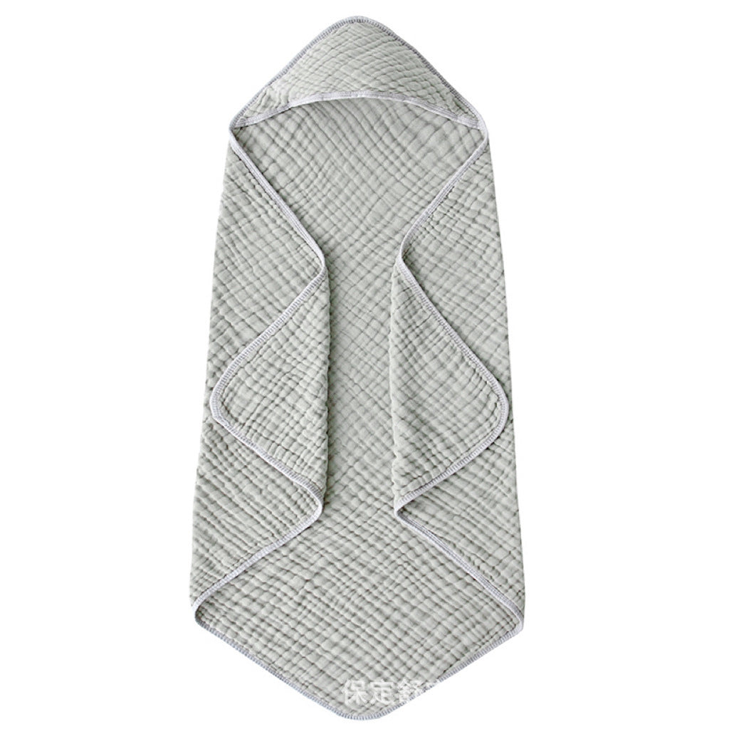 Hooded Baby Towel – Ultra-Soft Muslin Cotton Bath Towel for Newborns & Toddlers (90x90cm)