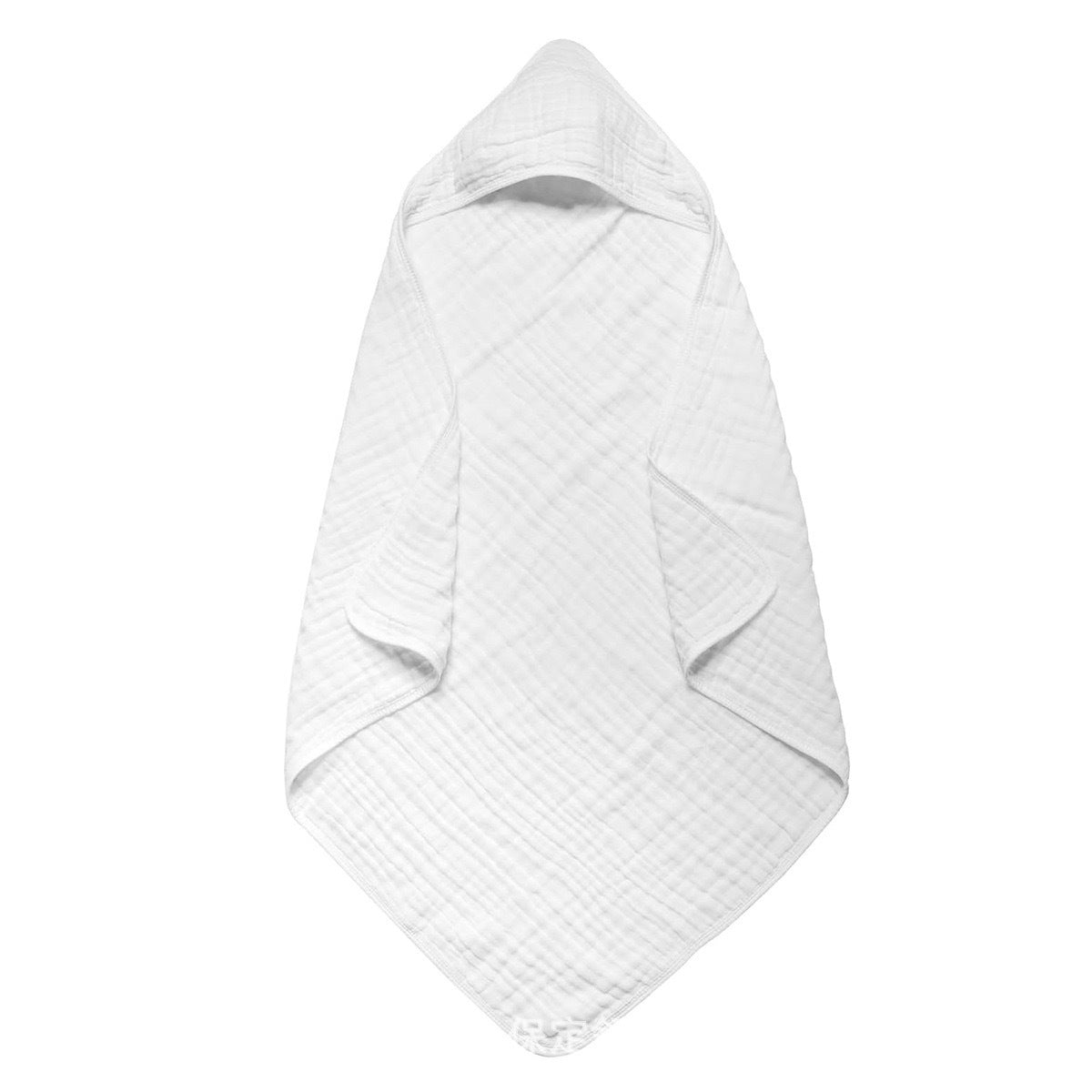 Hooded Baby Towel – Ultra-Soft Muslin Cotton Bath Towel for Newborns & Toddlers (90x90cm)