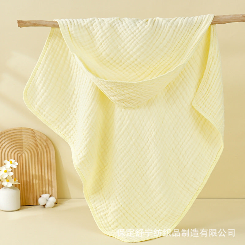 Hooded Baby Towel – Ultra-Soft Muslin Cotton Bath Towel for Newborns & Toddlers (90x90cm)