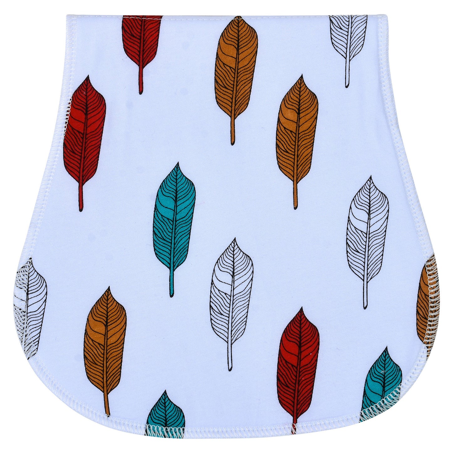 Cotton Baby Bib – Soft, Absorbent Bib with Cute Animal Designs (23x48cm)