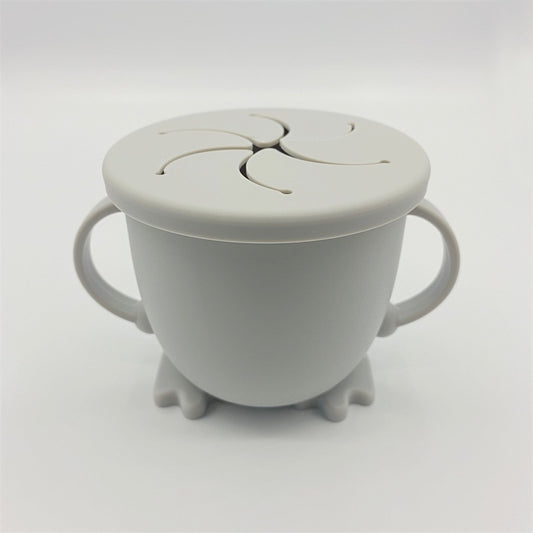 Silicone Toddler Snack Cup – Spill-Proof, Soft Grip, Free Shipping
