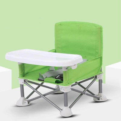 Foldable Baby Dining Chair – Portable High Chair with Safety Belt, Tray & Storage Bag (3+ Months)